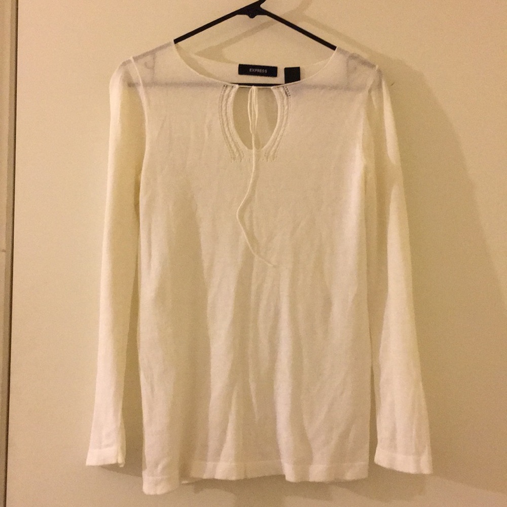 Express sheer boho top